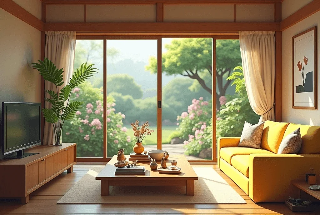 living room with sofa 04